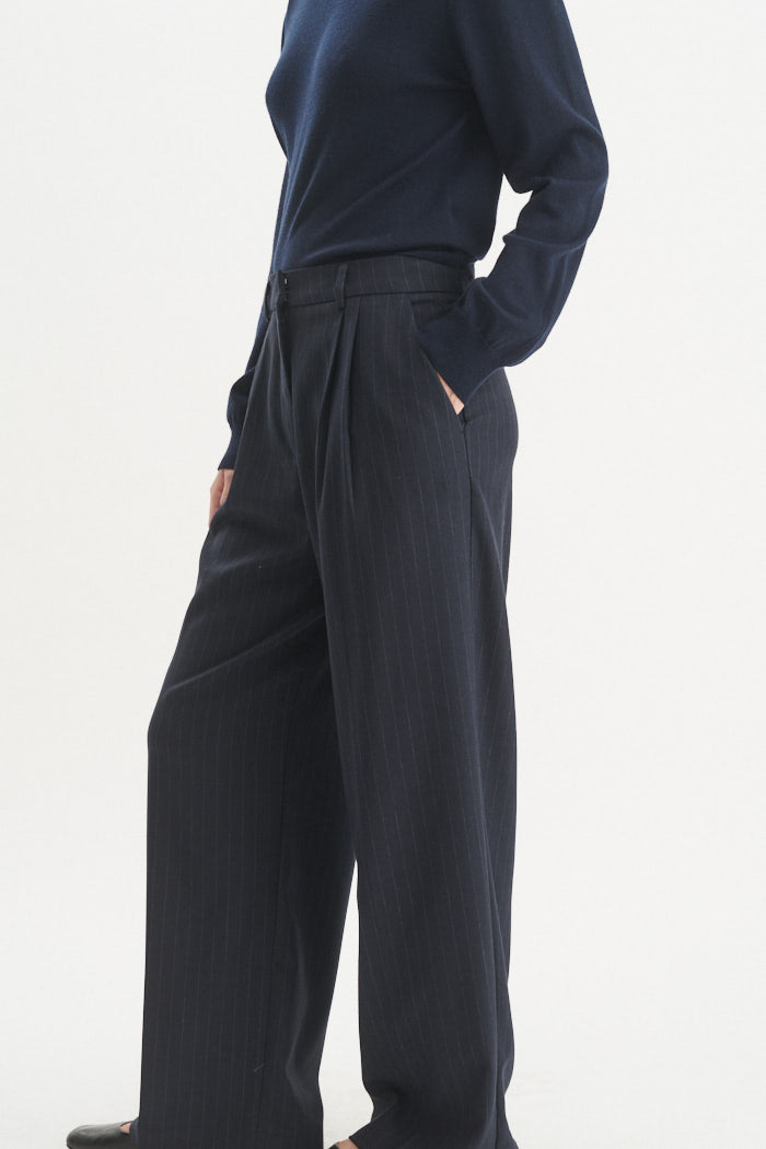Basic Apparel Marjo Pants Bukser 606 Sky Captain